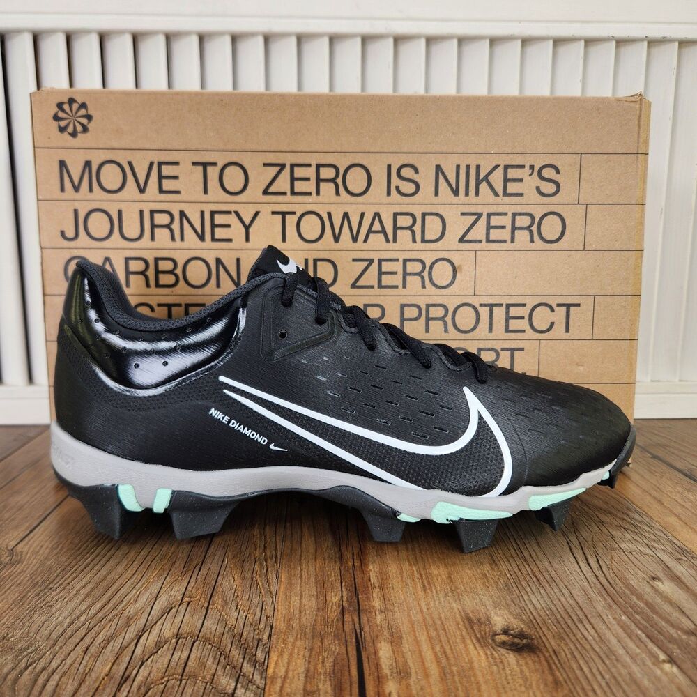 Nike Hyperdiamond 4 Keystone Women's 10 Black Molded Softball Cleats CZ5918-005